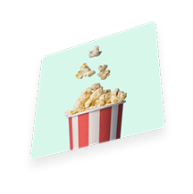 Bowl of Popcorn Image